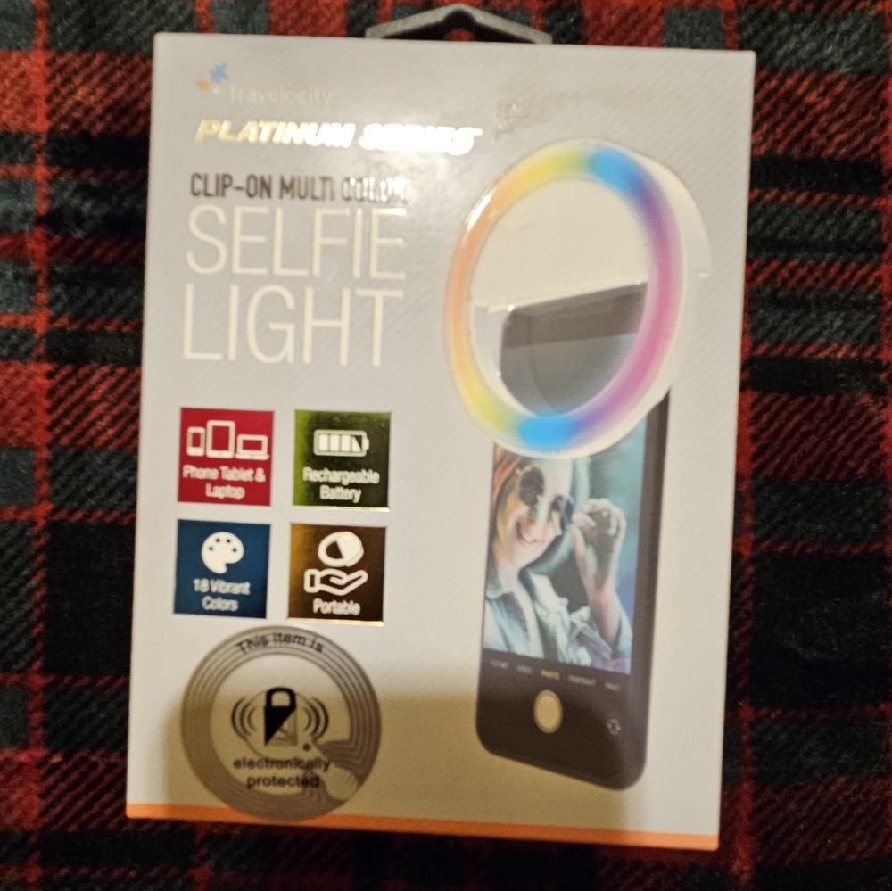 Clip On Selfie Light, Multi Color
